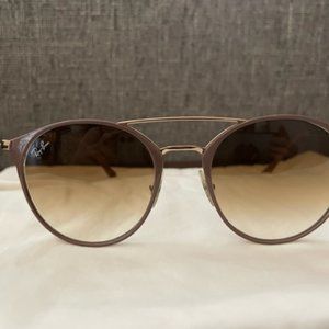 Ray-Ban RB3546 Sunglasses in Polished Beige On Copper